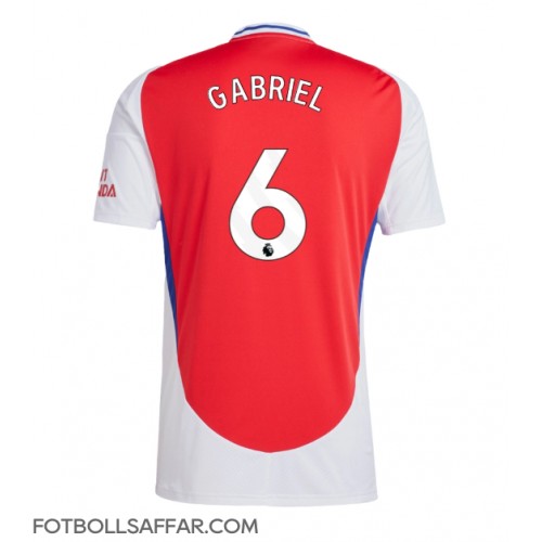 Arsenal Gabriel Magalhaes #6 Hemmatröja 2024-25 Kortärmad